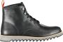 Levi's Zwarte verhoogde laars met contrasterende zool Black Heren - Thumbnail 1