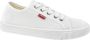 Levis Levi's Malibu Beach Wit Canvas Sneakers Dames - Thumbnail 3