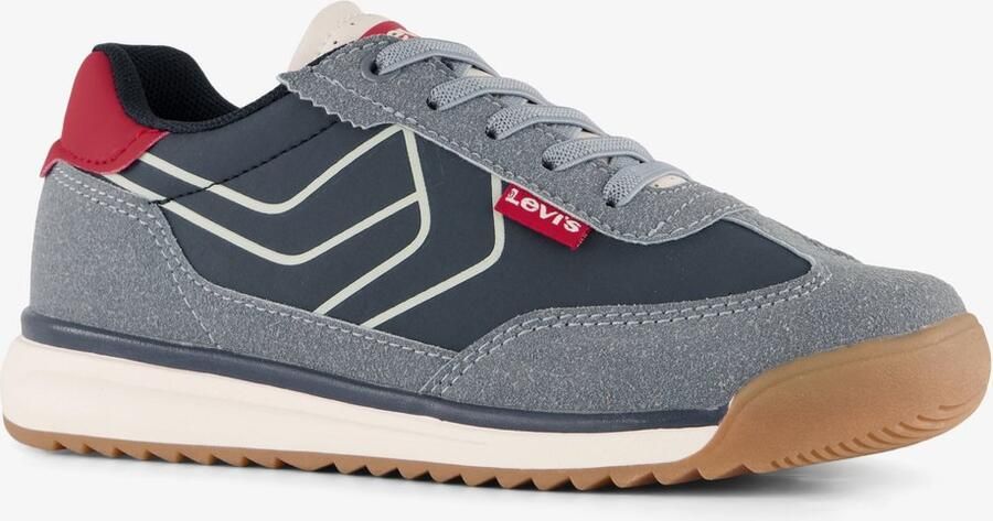 Levi's jongens sneakers blauw rood Uitneembare zool