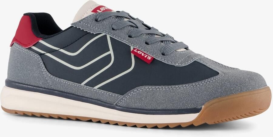 Levi's jongens sneakers blauw rood Uitneembare zool