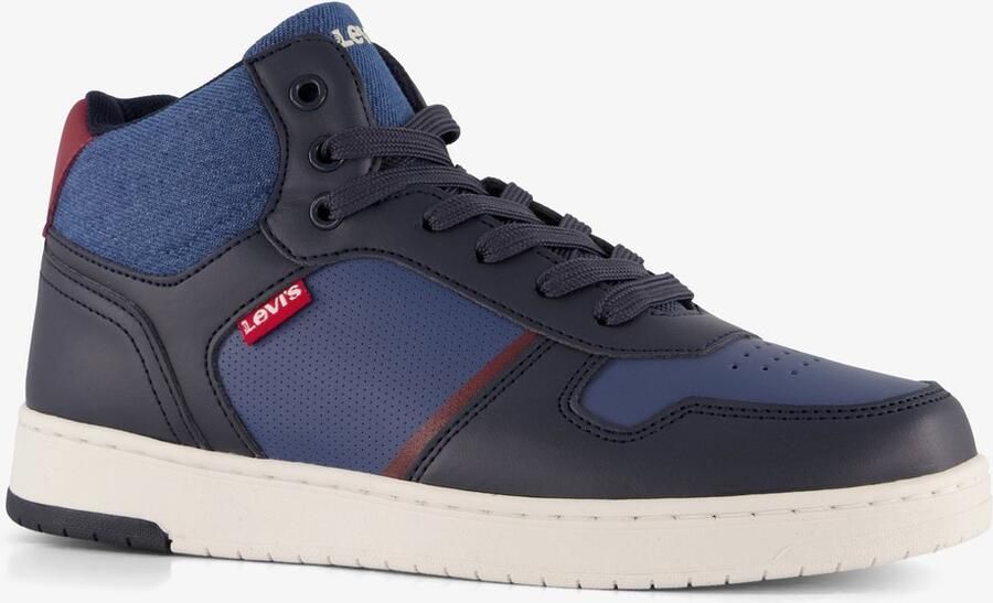Levi's Kick Mid hoge jongens sneakers blauw - Foto 1
