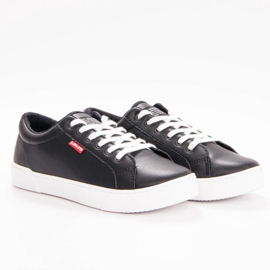 Levis Levi's Malibu Zwart Sneakers van canvas voor dames - Foto 2