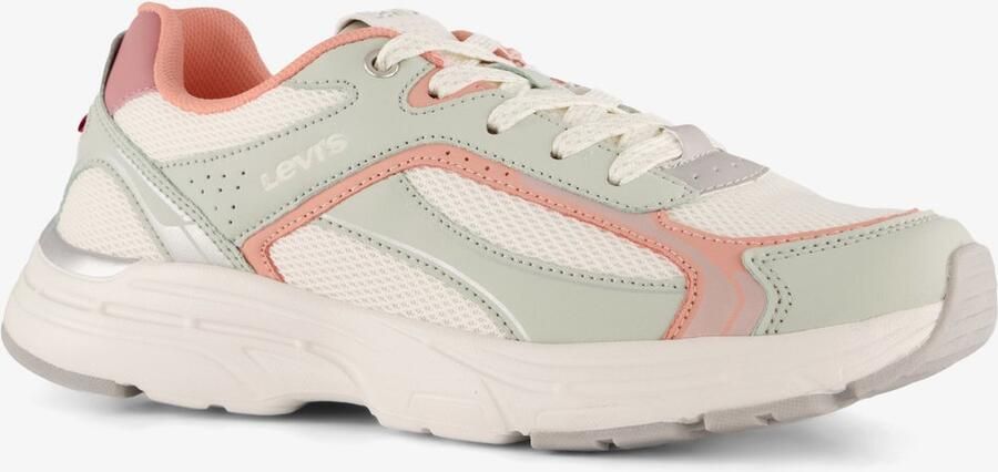 Levi's meisjes sneakers beige pastel Uitneembare zool