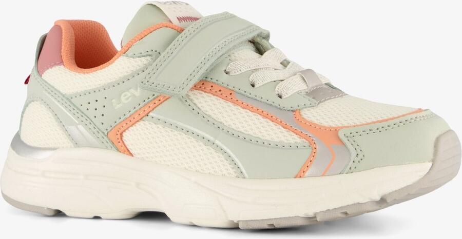 Levi's meisjes sneakers beige pastel Uitneembare zool