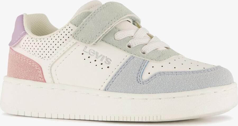 Levi's meisjes sneakers wit pastel