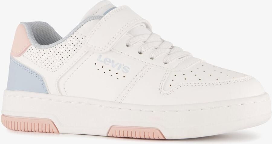 Levi's meisjes sneakers wit pastel Uitneembare zool