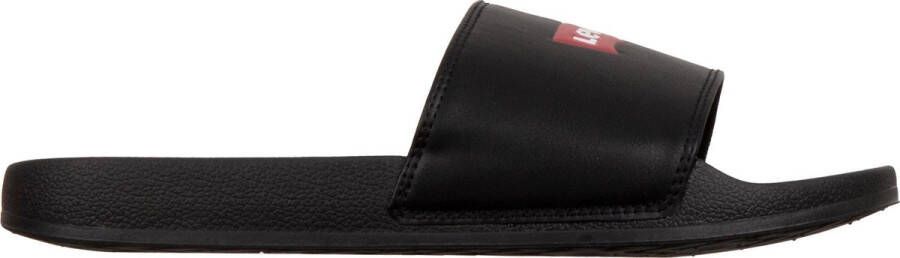 Levi's Slippers Mannen Zwart Rood Wit