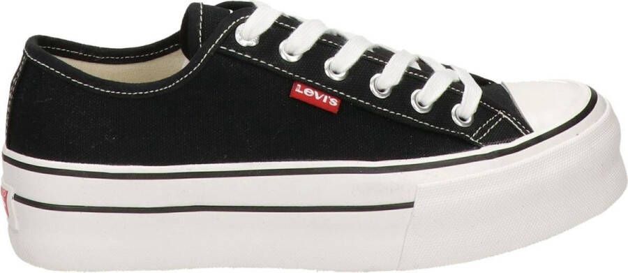 Levi's platform sneaker Zwart