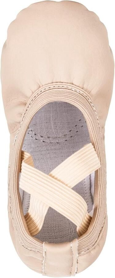 Lexium Store Dansvoetjes Balletschoenen Beige EU Leren Dansschoenen voor Meisjes en Dames