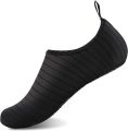 Lichte pantoffels strandschoenen badschoenen fitness yogaschoenen - Zwart