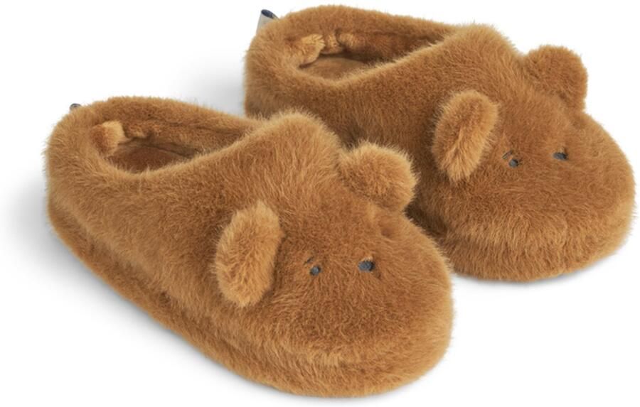 Liewood Aviaja Bear Slippers Golden caramel - Foto 2
