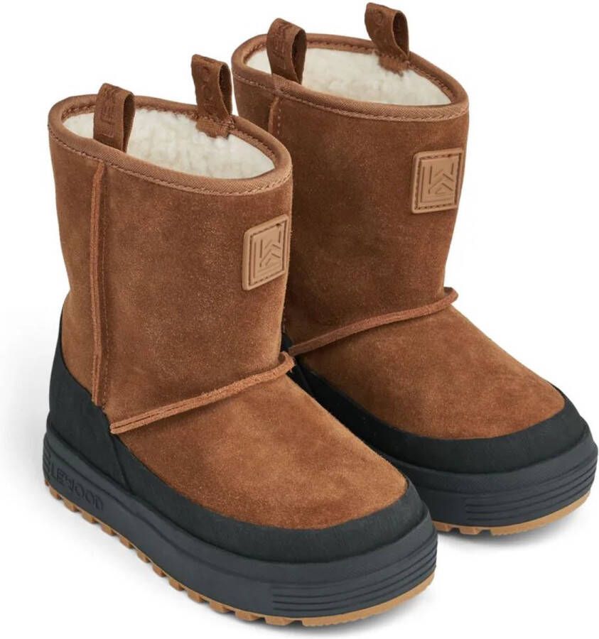 Liewood Mattie Suede laarzen Pecan Zwart