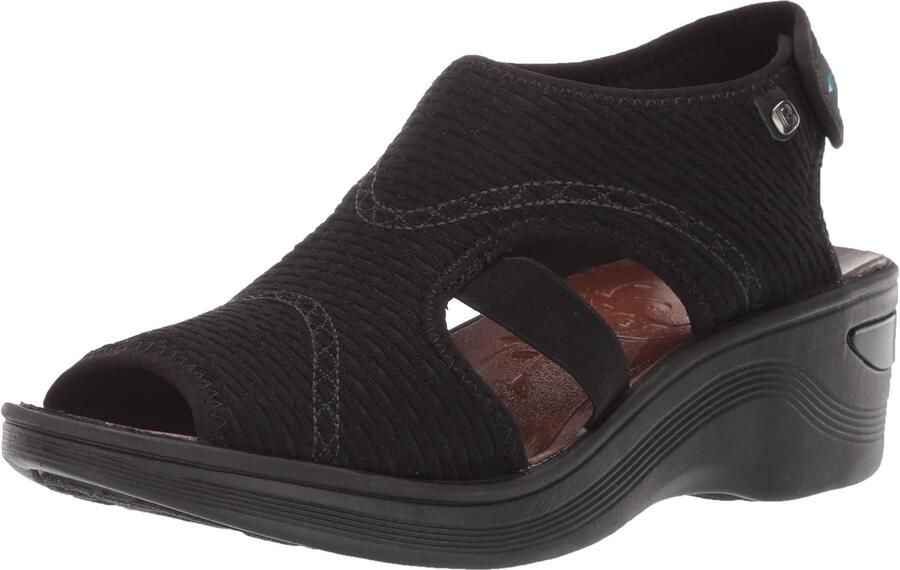 LifeStride BZees Dames Sandalen Zwart Mesh Comfort & Stijl