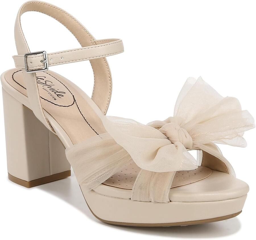 LifeStride Dames Platform Sandalen Bone Breed