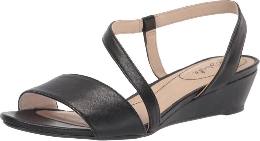 LifeStride Yasmine Dames Wedge Sandalen Zwart Synthetisch