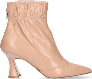Lilian Dames Enkellaarsjes 12084 Glove Biscuit Beige Leer