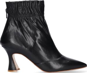 Lilian Dames Enkellaarsjes 12084 Glove Noir Zwart Leer
