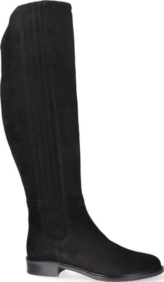 Lilian Dames Laarzen Hoog 10457 Nero Zwart Suède 10457.01.005 - Schoenen.nl