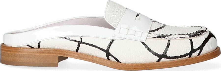 Lilian Dames Loafers 12207 Aria Spring White Black