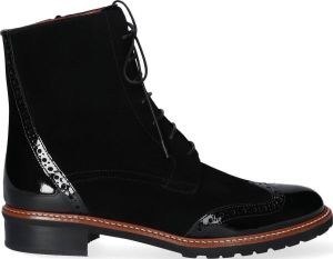 Lilian Dames Veterboots 10752P Nero Zwart Suède 10752P.03.009