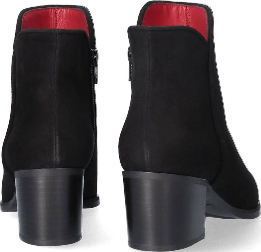 Lilian Dames Enkellaarsjes 12000 Nero | Zwart | Suède