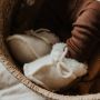 Lille Barn Baby newborn wollen slofjes Naturel - Thumbnail 1