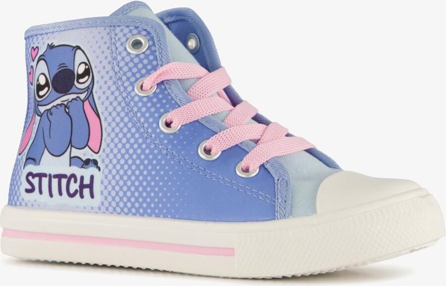 Lilo & Stitch hoge meisjes sneakers blauw Uitneembare zool