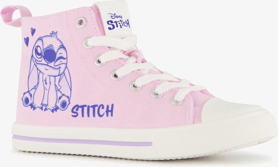Lilo & Stitch hoge meisjes sneakers roze Uitneembare zool