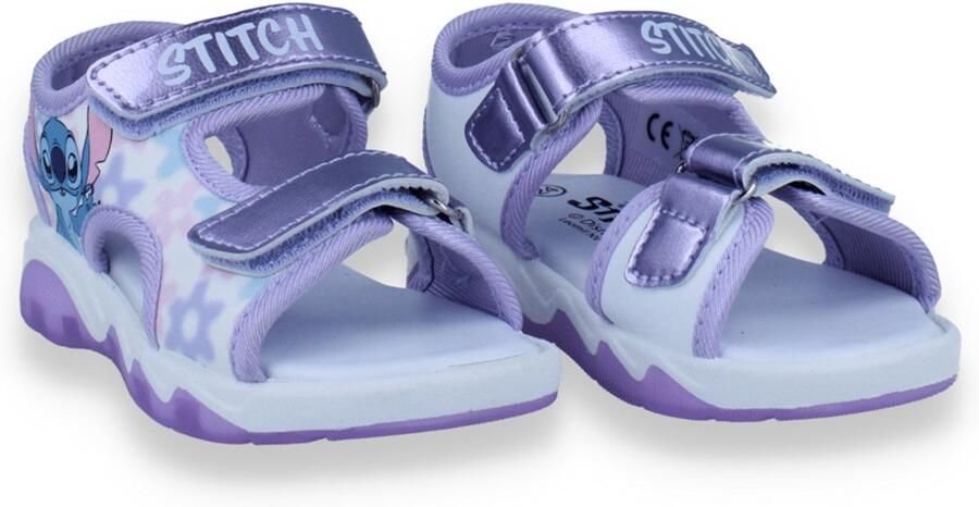 Lilo & Stitch Lilo& Stitch Meisjes Sandaal Lila Met Lichtjes Beige
