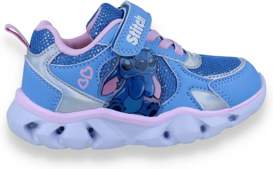 Lilo & Stitch Meisjes Sneaker Met Lichtjes Blauw