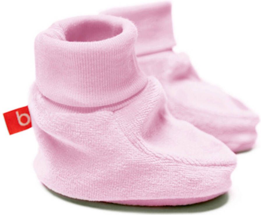 Limobasics Baby slofjes roze velours