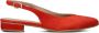 LINA LOCCHI Slingbacks Dames 010-72 Maat: 38 Materiaal: Suède Kleur: Rood - Thumbnail 2