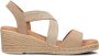 LINA LOCCHI Sandalen Dames 1110 Maat: 40 Materiaal: Leer Kleur: Beige - Thumbnail 2