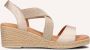LINA LOCCHI Sandalen Dames 1110 Maat: 39 Materiaal: Leer Kleur: Goud - Thumbnail 2