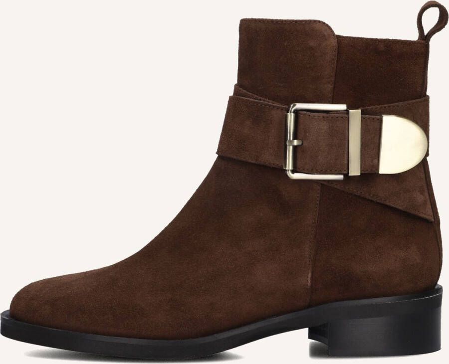 Lina Locchi 2232 Enkellaarsjes Enkelboots met rits Dames Bruin