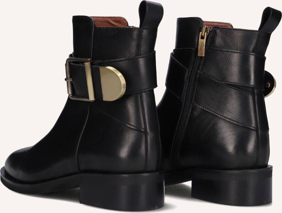 LINA LOCCHI Enkellaarsjes Dames 2232 Maat: 38 Materiaal: Leer Kleur: Zwart - Foto 3