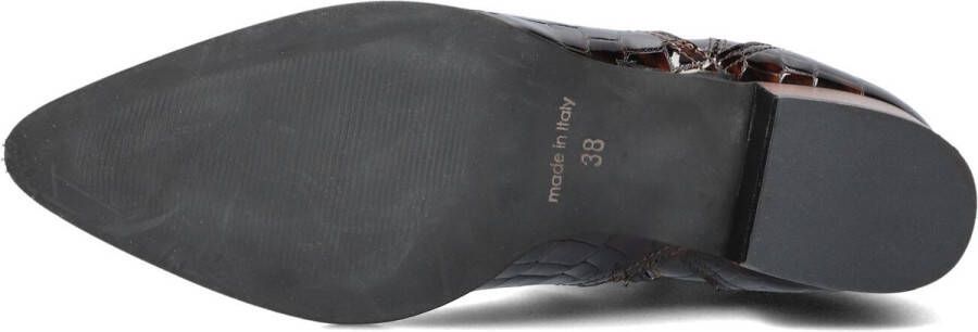 Lina Locchi 3231 Enkellaarsjes Enkelboots met rits Dames Bruin