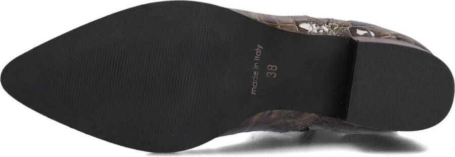 Lina Locchi 3231 Enkellaarsjes Enkelboots met rits Dames Grijs