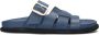 LINA LOCCHI Slippers Dames 765-05 Maat: 37 Materiaal: Leer Kleur: Blauw - Thumbnail 1