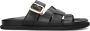 LINA LOCCHI Slippers Dames 765-05 Maat: 41 Materiaal: Leer Kleur: Zwart - Thumbnail 1