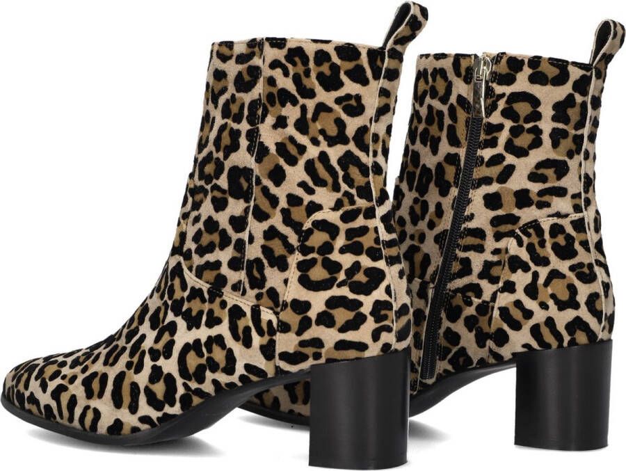 Lina Locchi 8543 Enkellaarsjes Enkelboots met rits Dames Beige