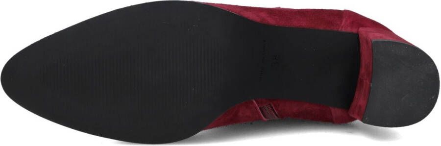 Lina Locchi 8543 Enkellaarsjes Enkelboots met rits Dames Rood