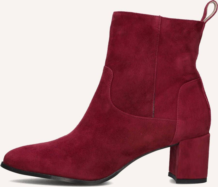 Lina Locchi 8543 Enkellaarsjes Enkelboots met rits Dames Rood