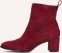 LINA LOCCHI Enkellaarsjes Dames 8543 Maat: 36 Materiaal: Suède Kleur: Rood - Thumbnail 6