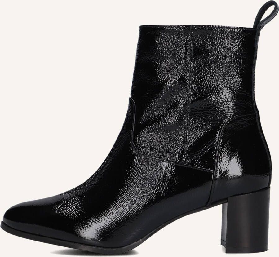 Lina Locchi 8543 Enkellaarsjes Enkelboots met rits Dames Zwart