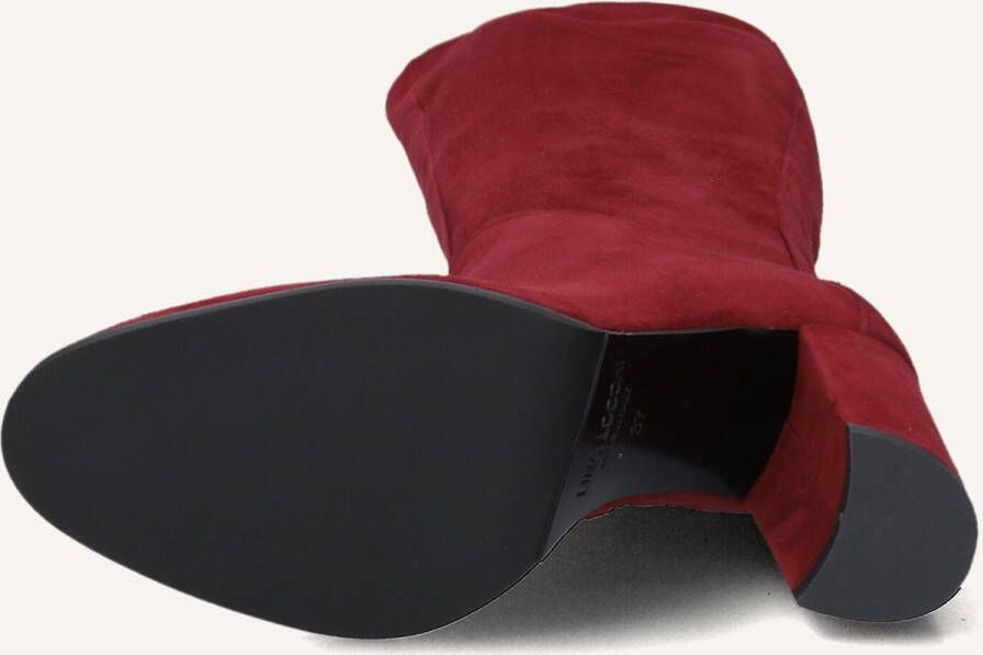 LINA LOCCHI Hoge Laarzen Dames Ar 140 Maat: 40 Materiaal: Suède Kleur: Rood - Foto 3