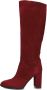 LINA LOCCHI Hoge Laarzen Dames Ar 140 Maat: 39 Materiaal: Suède Kleur: Rood - Thumbnail 2