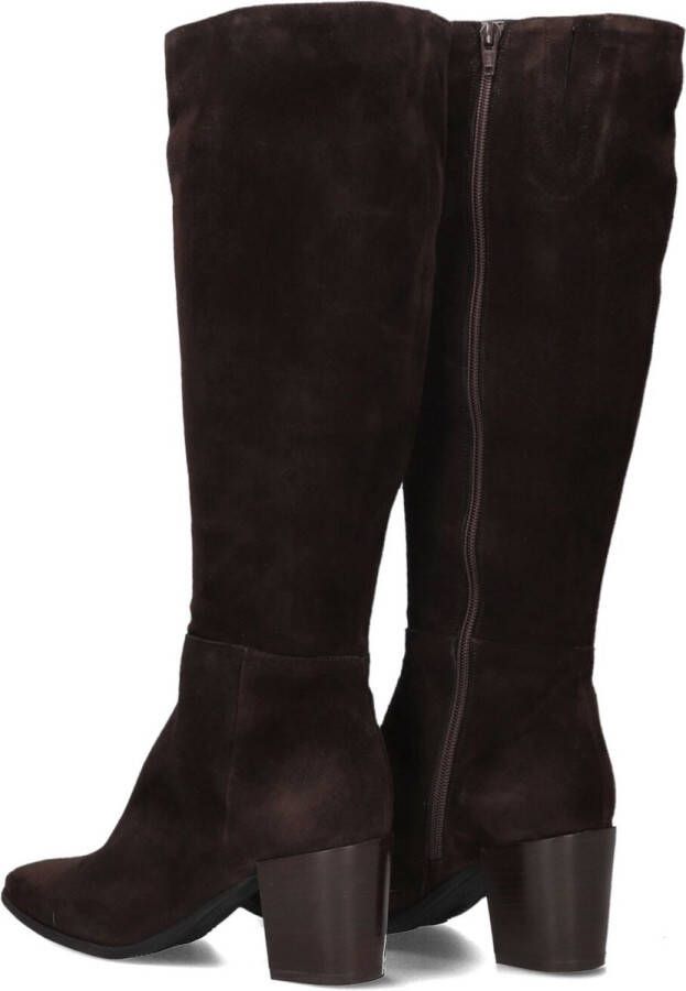 LINA LOCCHI Hoge Laarzen Dames Ar 70 Maat: 39 Materiaal: Suède Kleur: Bruin