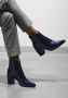 LINA LOCCHI Enkellaarsjes Dames At 152 Maat: 38 Materiaal: Leer Kleur: Blauw - Thumbnail 6
