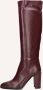 LINA LOCCHI Hoge Laarzen Dames At 161 Maat: 42 Materiaal: Leer Kleur: Rood - Thumbnail 2